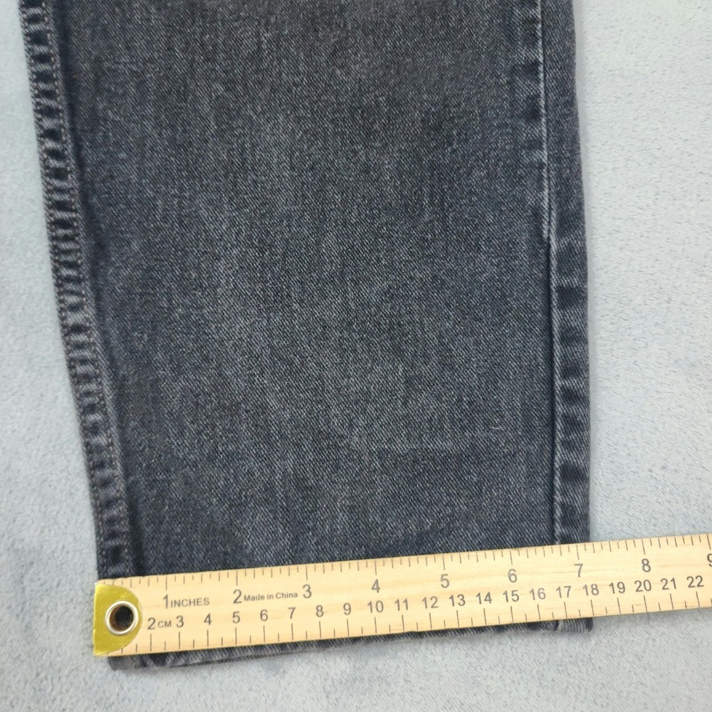 Vintage Levis 560 Loose Fit Jeans Mens Size 34x30 Black Baggy Tapered Denim Y2K - Picture 9 of 12